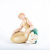 Lladro Porcelain Figurine, Lady With Lilies-1 01012463
