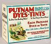 Putnam tin lithograph dye cabinet