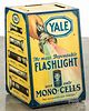 Yale Flashlight tin lithograph store display cabinet