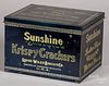 Sunshine Krispy Crackers advertising tin