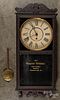 Weaver Whiskey advertising oak regulator clock