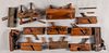Collection of wood working molding planes