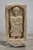 Punic Limestone Funerary Stele Depicting a Man