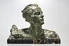 Bronze Bust by Alexandre Ouline