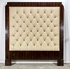 Large Contemporary Padded Wooden Headboard
