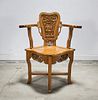 Chinese Wood Corner Chair