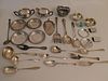 LOT OF MISCELLANEOUS SILVER ITEMS 