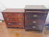 2 SMALL ANTIQUE CHESTS 