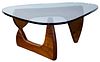 (Attributed to) Isamu Noguchi for Herman Miller Model IN-50 Walnut Coffee Table