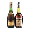 Cognac. a) Rémy Martin. V.S.O.P. b) Martell. V.S. Total de piezas: 2.