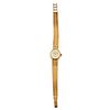 Ticin - A 18K yellow gold lady's wristwatch, Ticin