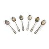 A silver spoons set, Italy 20th Century