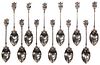Gorham 'Morning Glory' Sterling Silver Spoon Collection