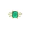 4.87ct Emerald And 2.08tcw Diamond Ring
