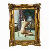 Nude Portrait on Canvas