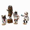 Group of 4 Hopi Kachina Dolls