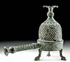 12th C. Medieval Afghan Bronze Incense Burner