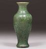 Fulper Pottery Cucumber Green #647 Amphora Vase c1910s