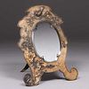 Arts & Crafts - Art Nouveau Hammered Brass Mirror c1905