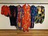 Lot of Six Vintage Kimonos and Cheongsam