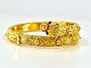 South East Asian High Karat Gold Dragon Bracelet
