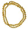 Natural Faceted Citrine Bead Necklace