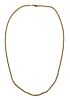 14K Yellow Gold Spiral Link Chain Necklace