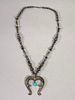 Gilbert Morgan Silver and Turquoise Naga Necklace