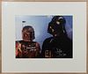 George Whitear. "Darth Vader y Bobba Fet en el Imperio contraataca". Impresión cromogénica sobre papel. Firmada por David Prowse.