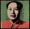 Andy Warhol (Pittsburgh, 1928-Nueva York, 1987) "Mao" Serigrafía. Al dorso firmada y numerada 165/250 con sello del artista. Realizada en 1972.