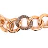 18K Link Chain Diamond Bracelet