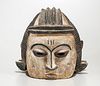 Southeast Asian Painted Wooden Mask