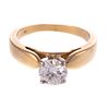 A 0.90 ct Diamond Engagement Ring in 14K