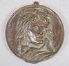 Después de PIERRE-JEAN DAVID "David D'Angers" Medallón Le Géneral Bonaparte Fundición en bronce patinado Con sello de fundidora