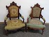 Pair Renaissance Revival Chairs