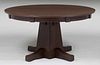 Come-Packt Furniture Co 54"d Dining Table c1910