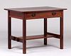 L&JG Stickley  One-Drawer Library Table c1908-1912
