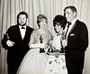 Anonimo - The 33rd Annual Academy Awards. Peter Ustinov, Shirley Jones, Elizabeth Taylor and Burt Lancaster, 1960