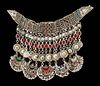 19th C. Indo-Persian Nickel Silver & Glass Belt Section