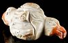 Rare Moche Spondylus Shell Pendant - Face & Eagles