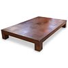 Large Low Wood Coffee Table