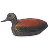 Amber Shade Duck Table Lamp