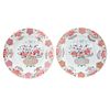 Pair of Chinese Export Famille Rose Plates