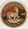 Krugerrand 1982
1 ounce, fine gold
33.9 grams