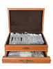Wallace Grand Baroque Sterling Silver Flatware Set
eighty two pieces to include 12 dinner forks, 12 luncheon forks, 25 teaspoons, 12 tablespoons, 12 d