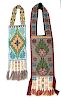 Great Lakes Miniature Loom-Beaded Bandolier Bags From a Minnesota Collection 