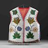Anishinaabe [Ojibwa] Beaded Vest From a Minnesota Collection 