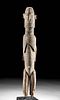Early 20th C. African Lobi Wood Female Bateba Figure