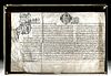 1605 English Parchment From the Rule of King James I