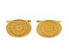 Cartier London 18k Gold Cufflinks 